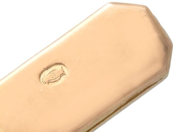 french gold diamond bracelet hallmark