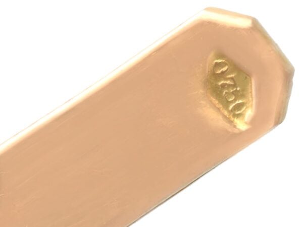 hallmarks for french gold diamond bracelet