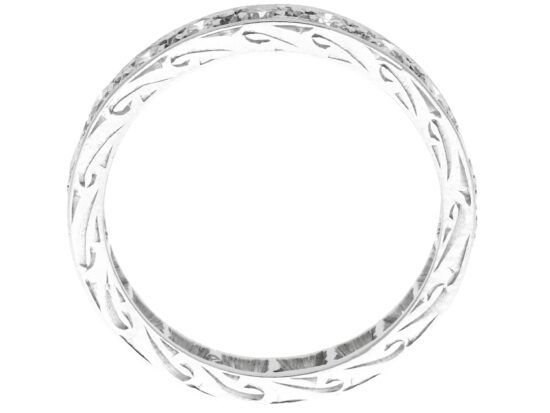 white gold 1940s Diamond Full Eternity Ring