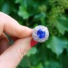1930s sapphire cocktail ring outside
