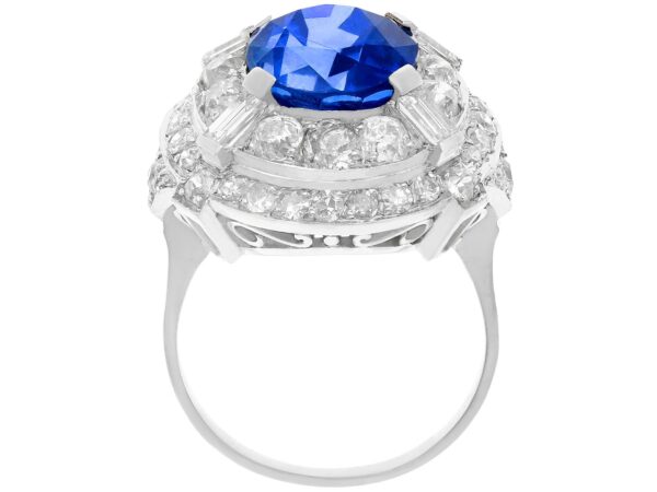sapphire cocktail ring from 1930s