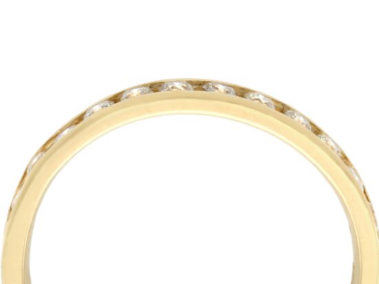 Vintage Gold Eternity Diamond Ring setting