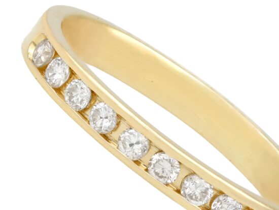 Vintage Gold Eternity Diamond Ring