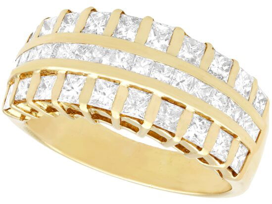 Vintage 18ct Yellow Gold Diamond Ring