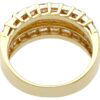 Vintage 18ct Yellow Gold Diamond Ring back