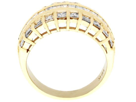 Vintage 18ct Yellow Gold Diamond Ring