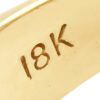 Vintage 18ct Yellow Gold Diamond Ring hallmark