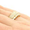 Vintage 18ct Yellow Gold Diamond Ring on hand