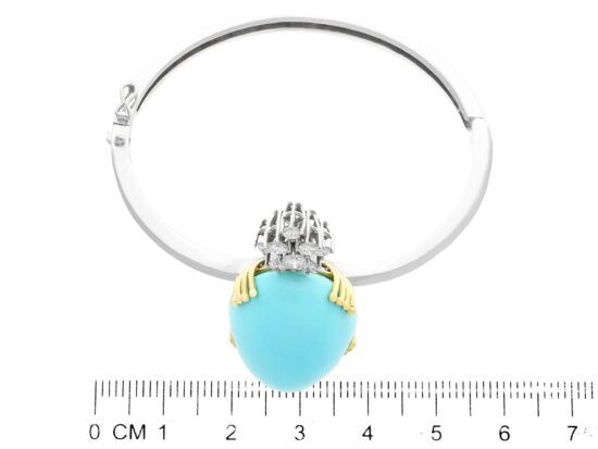 18ct White Gold Bangle Size Reference