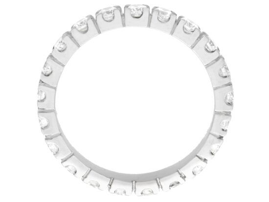 1960s Full Eternity Ring in white gold
