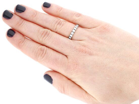 wearing 1960s Full Eternity Ring