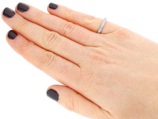 1960s Full Eternity Ring wearing