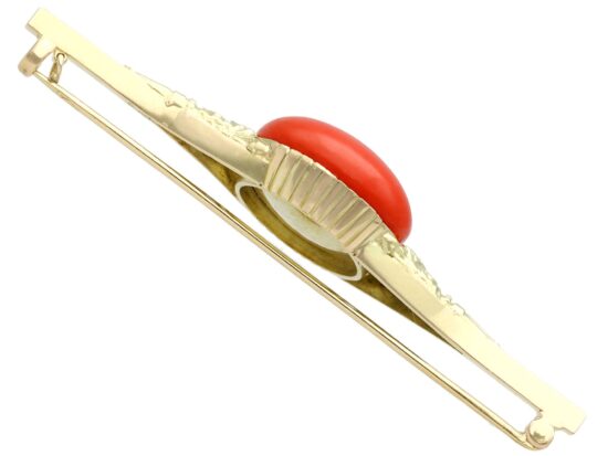 German Bar Brooch Closeup