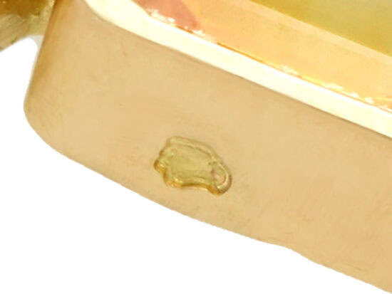French Hallmark Clasp Detail