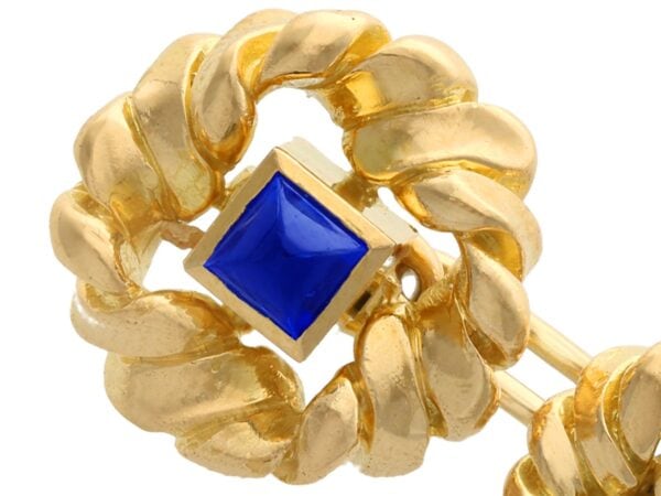 sapphire Van Cleef Arpels Cufflinks
