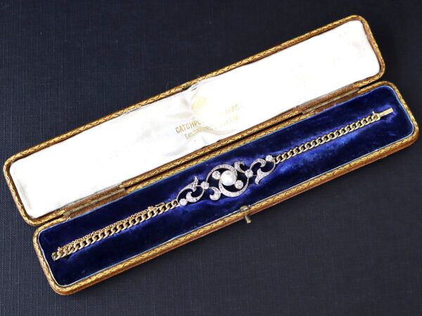 Antique Pearl Bracelet Original Box
