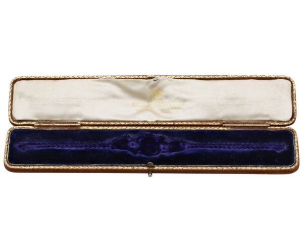 Pearl Diamond Bracelet Box Interior