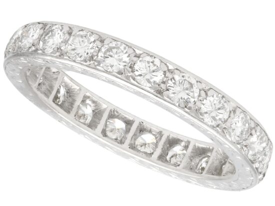 1930s 1.92ct Diamond Eternity Ring