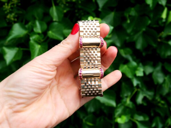 Ruby Yellow Gold Bracelet Outdoor