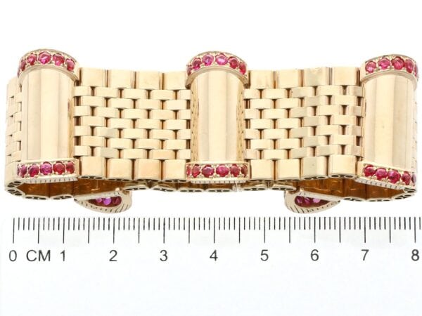 Bracelet Measurement Ruby Yellow Gold