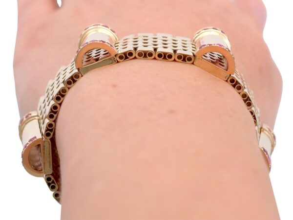 Ruby Bracelet Worn Close-Up