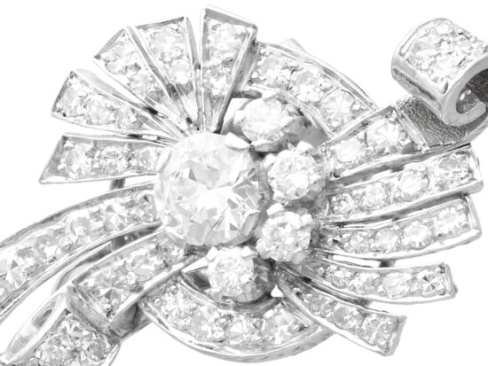 Art Deco diamond earring
