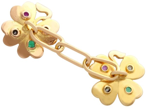 back of edwardian gold cufflinks