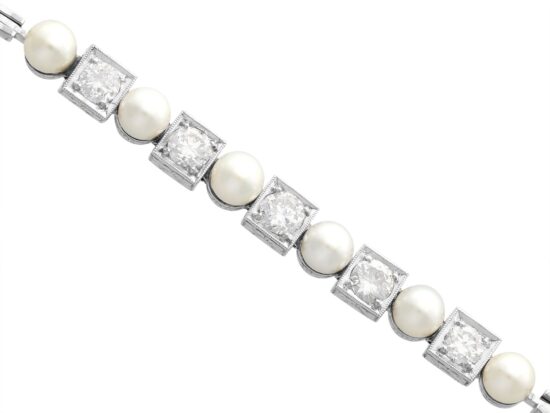 Diamond Set Pearl Detail