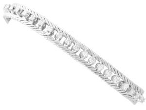 Vintage Diamond White Gold Bracelet