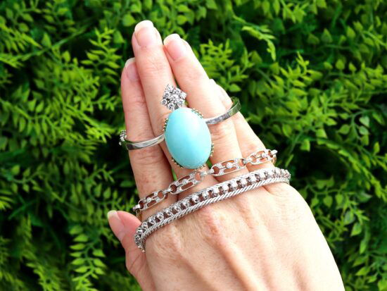 White Gold Diamond Bracelet Outside