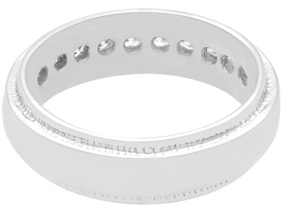 Vintage Unisex Eternity Ring back