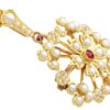 Antique pearl and Ruby Brooch Pendant