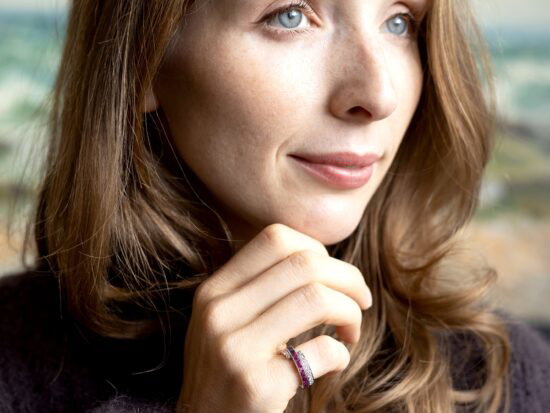wearing ruby bilateral ring