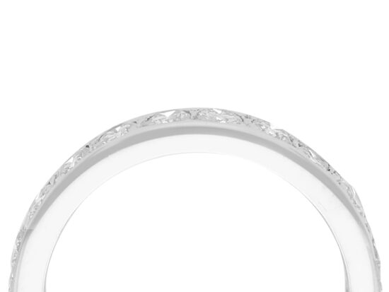 diamond 18ct White Gold Eternity Ring Vintage