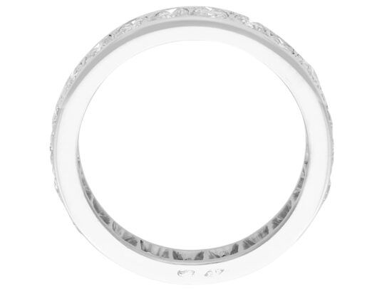 18ct White Gold Eternity Ring Vintage