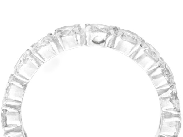 Platinum Eternity Ring with Diamonds hallmark
