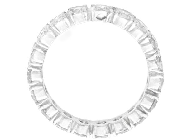 Platinum Eternity Ring with Diamonds