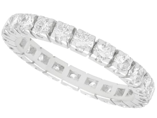 4 Claw Set Eternity Ring