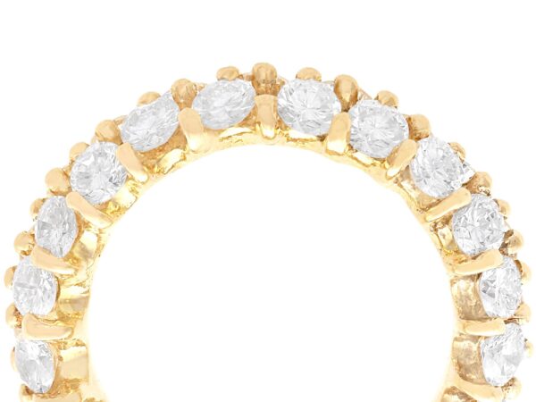 Double Row Diamond Eternity Ring