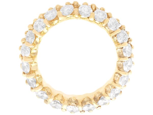 Double Row Diamond Eternity Ring