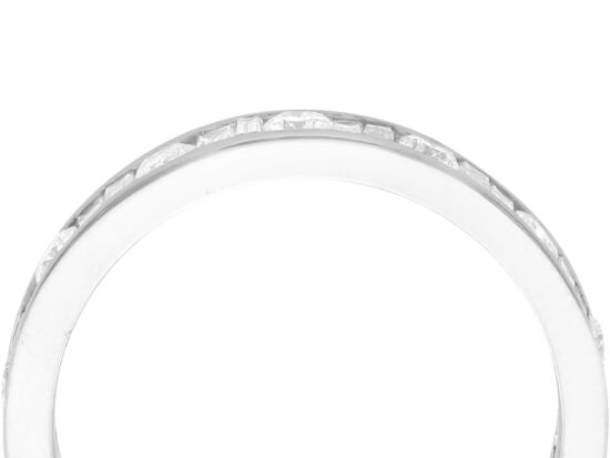 Baguette Diamond Eternity Ring White Gold