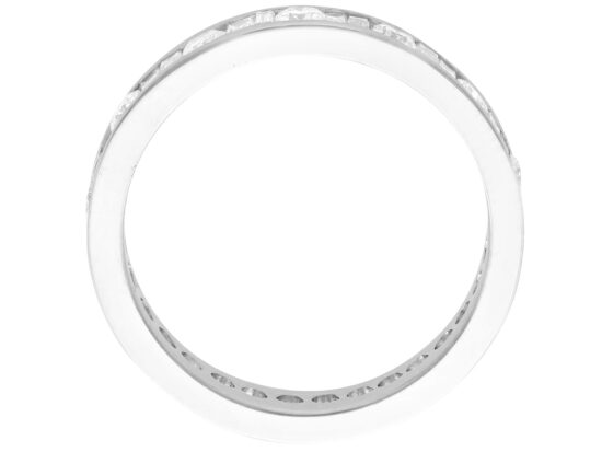 Baguette Diamond Eternity Ring White Gold