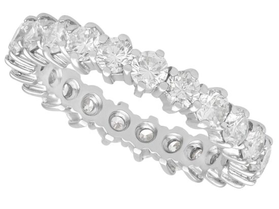 Vintage Full Diamond Eternity Ring