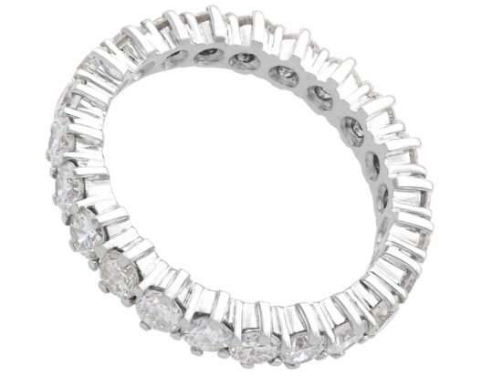 Vintage Full Diamond Eternity Ring