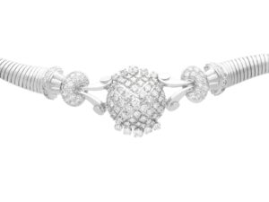 Diamond Necklace Bracelet Set
