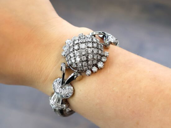 Diamond Bracelet Being Worn