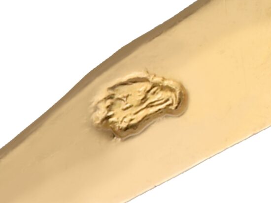 French Hallmark Detail Close Up