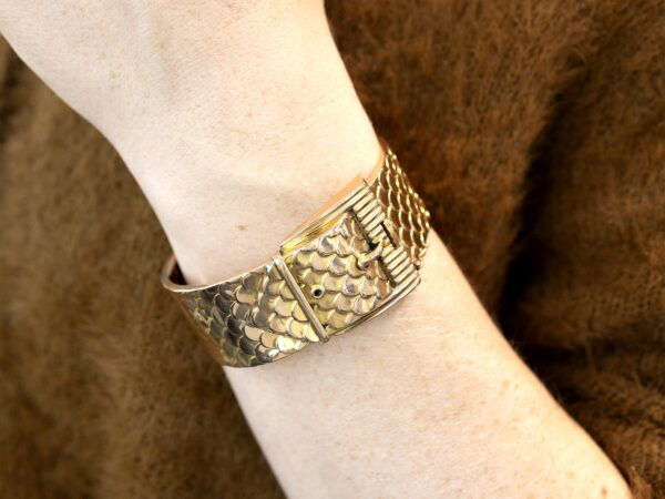 Antique Buckle Bangle Social Image