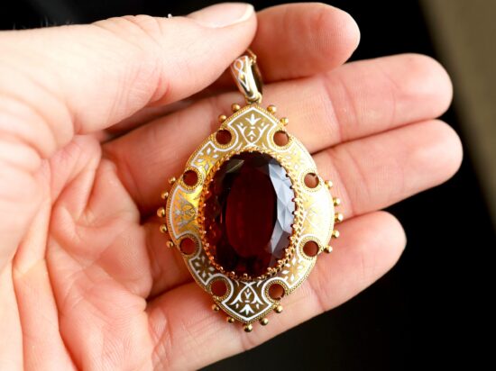 citrine pendant