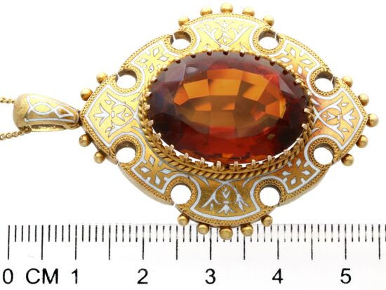 Citrine Pendant Size Reference